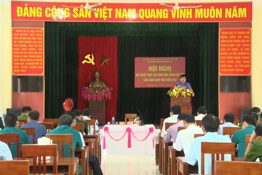 Nông Sơn phấn đấu đạt 100% chỉ tiêu giao quân năm 2022