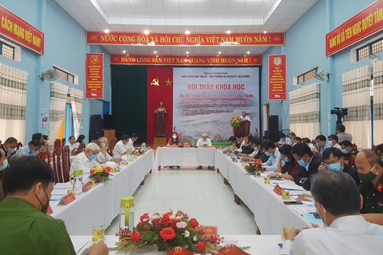 Hội thảo khoa học về chiến dịch Vượt sông Tranh giải phóng Tiên Lãnh - Tiên Ngọc