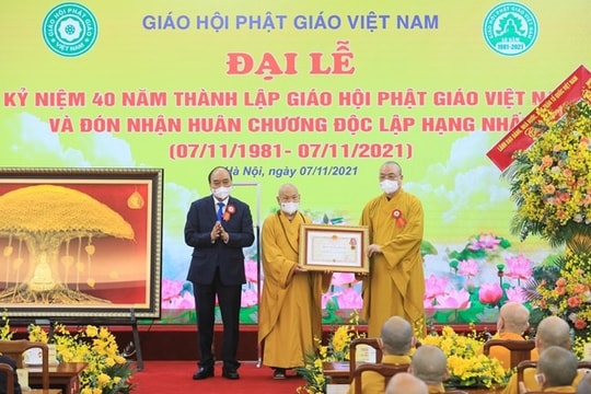 Tổ chức Đại lễ kỷ niệm 40 năm thành lập Giáo hội Phật giáo Việt Nam