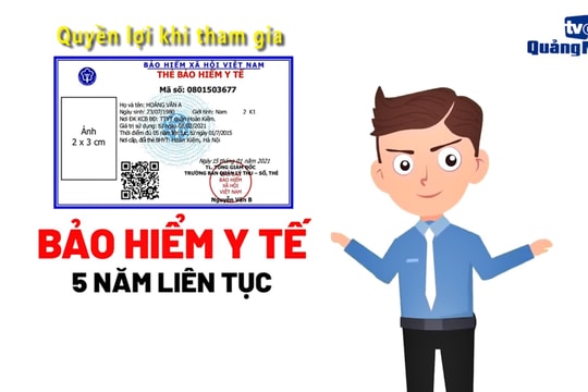 [Videographic] - Đóng BHYT 5 năm liên tục được quyền lợi gì