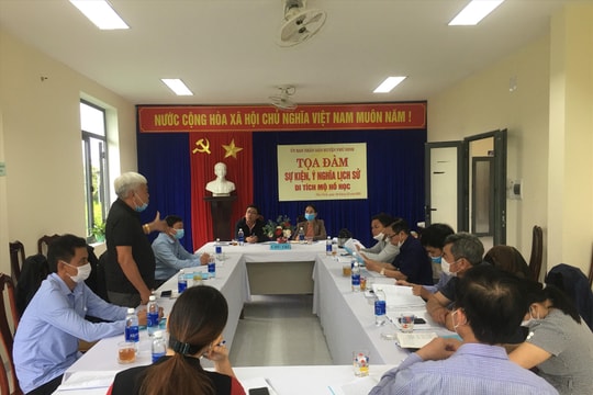 Phú Ninh tọa đàm giá trị lịch sử mộ cụ Hồ Học - thành viên Nghĩa hội Quảng Nam