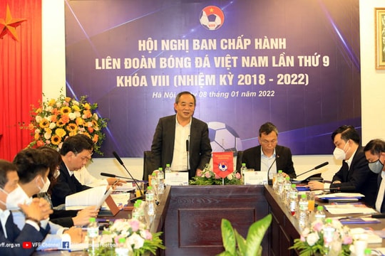Hội nghị Ban Chấp hành VFF thống nhất nhiều nội dung quan trọng