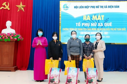 Phụ nữ Điện Bàn ra mắt “Tổ phụ nữ xa quê”