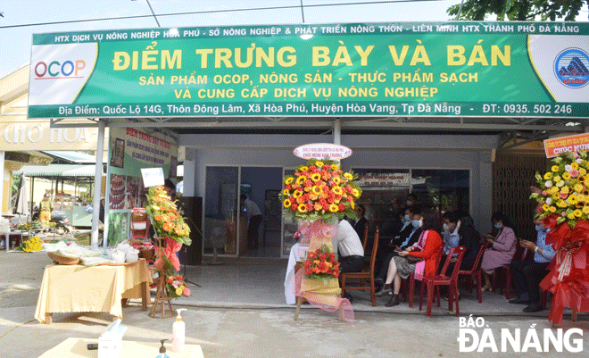 Thêm điểm trưng bày sản phẩm OCOP tại huyện Hòa Vang