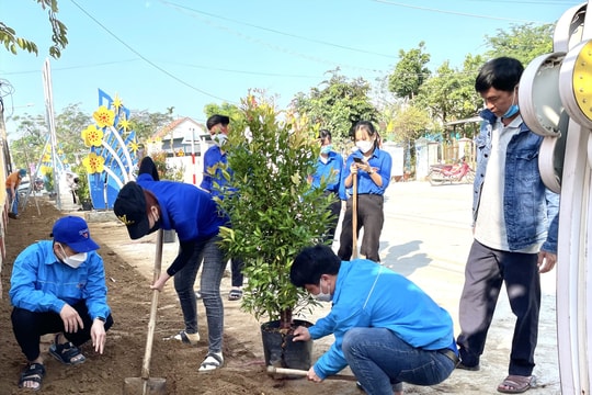 Điện Phương ra quân cao điểm xây dựng cảnh quan đô thị