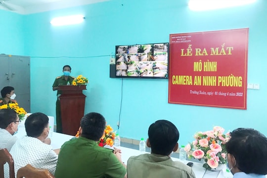 Phường Trường Xuân (Tam Kỳ) lắp đặt 32 camera an ninh