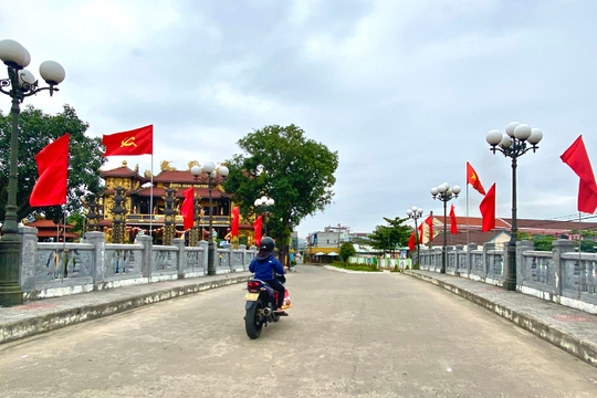 Thăng Bình công nhận 2 tuyến phố văn minh đô thị