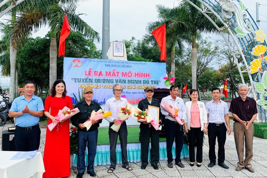 Thị trấn Nam Phước ra mắt tuyến đường văn minh đô thị