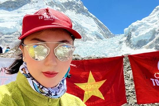 Cô gái gốc Quảng chinh phục đỉnh Everest