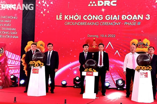 Khởi công dự án nâng công suất nhà máy lốp xe tải Radial đạt 1 triệu lốp/năm