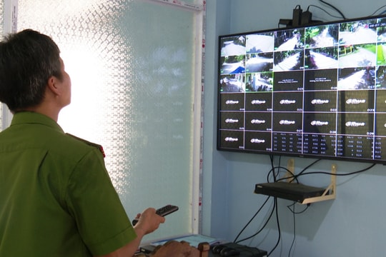 Làng quê Tiên Cảnh bình yên nhờ camera an ninh
