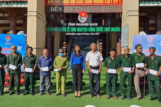 Ngày hội chiến sĩ tình nguyện uống nước nhớ nguồn tại Quế Sơn