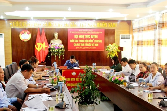 Triển khai "Trang cộng đồng" của MTTQ Việt Nam các cấp