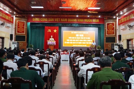 Triển khai kế hoạch tổng kết 10 năm thực hiện Chiến lược bảo vệ Tổ quốc trong tình hình mới