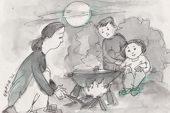 Tìm trăng mùa cũ