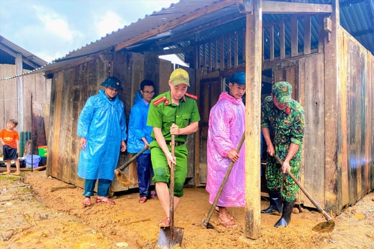 Ứng phó thiên tai ở Phước Sơn: Dự trữ lương thực, củng cố lực lượng xung kích