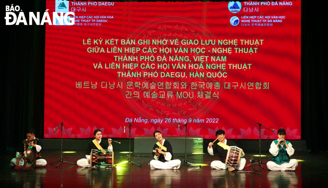 Đà Nẵng giao lưu nghệ thuật với thành phố Daegu (Hàn Quốc)
