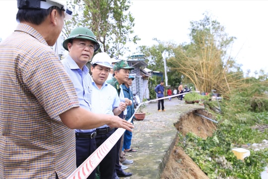 Chủ tịch UBND tỉnh Lê Trí Thanh: “Tập trung khắc phục hậu quả bão số 4, sớm ổn định đời sống nhân dân”