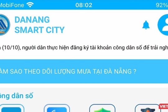 Đưa tính năng theo dõi lượng mưa lên ứng dụng Danang Smart City