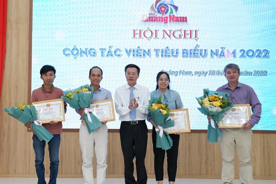 Báo Quảng Nam tổ chức Hội nghị cộng tác viên tiêu biểu năm 2022