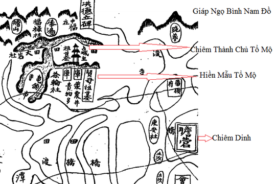 Di tích Mỹ Sơn trên một bản đồ cổ