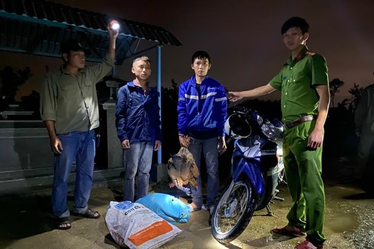 Công an phường Trường Xuân bắt giữ 2 đối tượng trộm gà