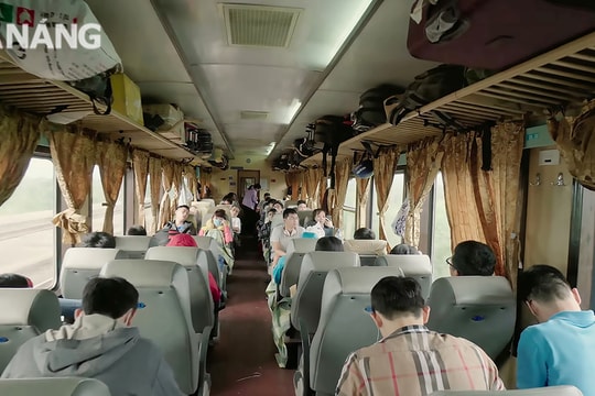 Chạy thêm hơn 20 chuyến tàu đi Vinh, Đà Nẵng cao điểm Tết