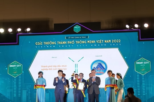 Đà Nẵng đạt giải thưởng thành phố thông minh Việt Nam năm 2022