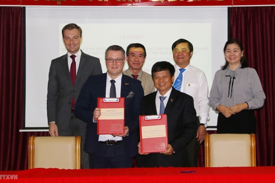 Thúc đẩy quan hệ hợp tác giữa hai Hội Nhà báo Việt Nam-Belarus