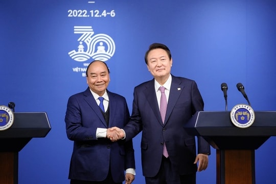 Việt Nam - Hàn Quốc nâng cấp quan hệ lên Đối tác chiến lược toàn diện