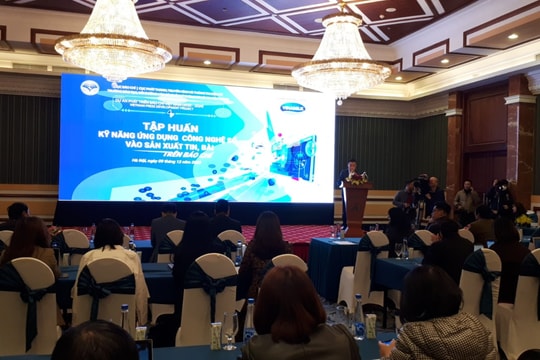 Tập huấn 'Kỹ năng ứng dụng công nghệ số vào sản xuất tin, bài trên báo chí'