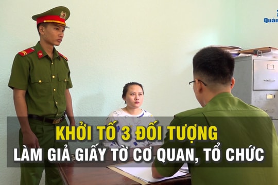 [VIDEO] - Khởi tố 3 đối tượng làm giả giả 150 căn cước công dân