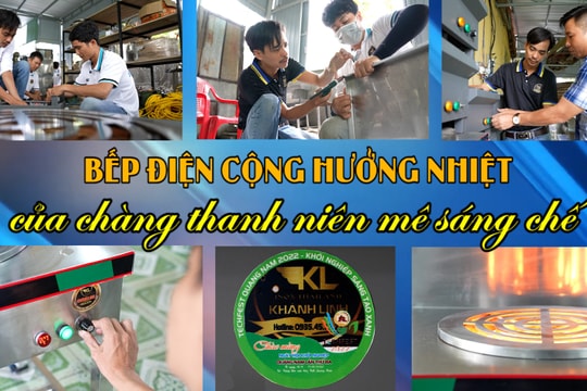 [VIDEO] -  Bếp điện cộng hưởng nhiệt của chàng thanh niên mê sáng chế