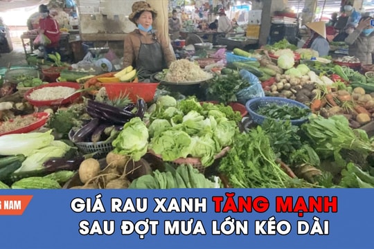 [VIDEO] - Giá rau xanh tăng mạnh sau đợt mưa lớn kéo dài
