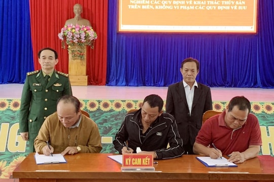 Tuyên truyền chống khai thác IUU cho ngư dân Thăng Bình