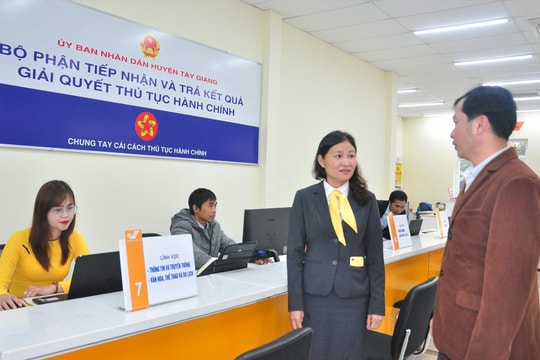 Chậm triển khai dịch vụ bưu chính công ích