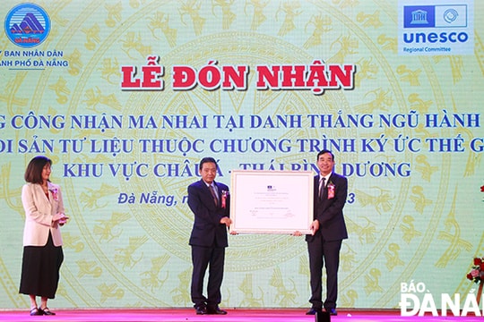 Phát huy giá trị ma nhai tại danh thắng Ngũ Hành Sơn xứng tầm di sản tư liệu cấp khu vực