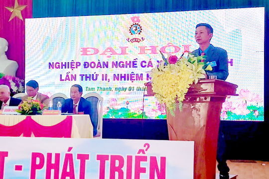 Nghiệp đoàn Nghề cá xã Tam Thanh có 160 đoàn viên