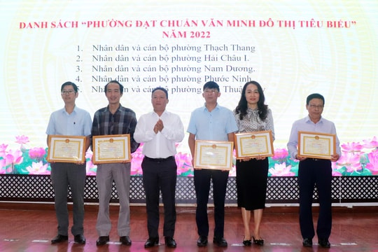 100% phường của quận Hải Châu đạt chuẩn văn minh đô thị