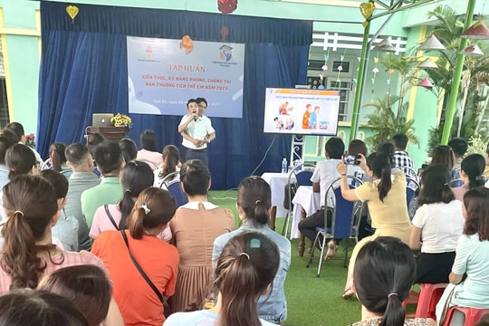 Tập huấn kỹ năng phòng chống tai nạn thương tích cho trẻ em