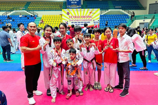 Quảng Nam đoạt 20 huy chương tại giải Taekwondo học sinh, sinh viên toàn quốc