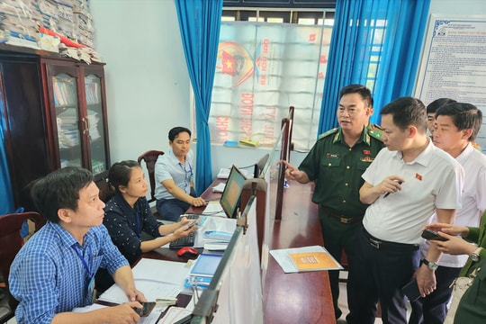 Đoàn công tác Ủy ban Quốc phòng và an ninh Quốc hội khảo sát tại phường Cẩm An (Hội An)