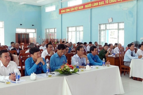 Nghiệp đoàn Nghề cá xã Bình Minh có 32 tổ đoàn kết đánh bắt trên biển