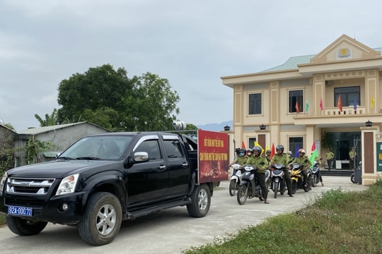 Hạt kiểm lâm huyện Hiệp Đức tổ chức tuyên truyền về công tác phòng cháy chữa cháy rừng