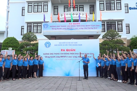 [VIDEO] - Ra quân hưởng ứng Tháng vận động triển khai BHXH toàn dân