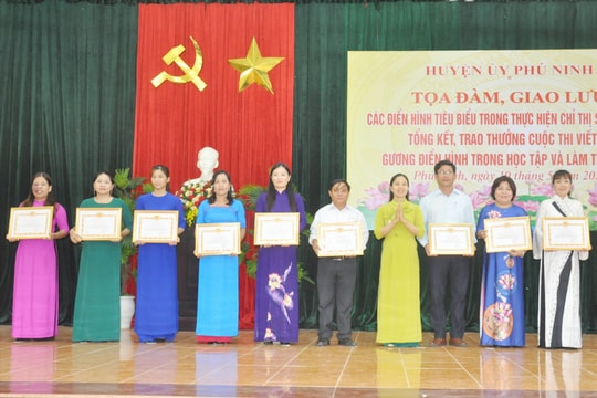 Lan tỏa cuộc thi viết gương điển hình học và làm theo Bác