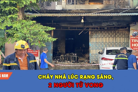 [VIDEO] - Hai người tử vong trong vụ cháy nhà ở phường An Sơn (Tam Kỳ)