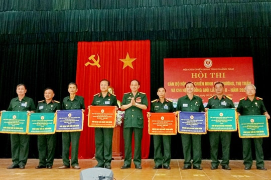 Duy Xuyên và Hiệp Đức nhất toàn đoàn hội thi cán bộ hội cựu chiến binh giỏi