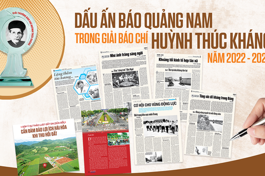 [eMagazine] - Dấu ấn Báo Quảng Nam trong giải Báo chí Huỳnh Thúc Kháng năm 2022 - 2023