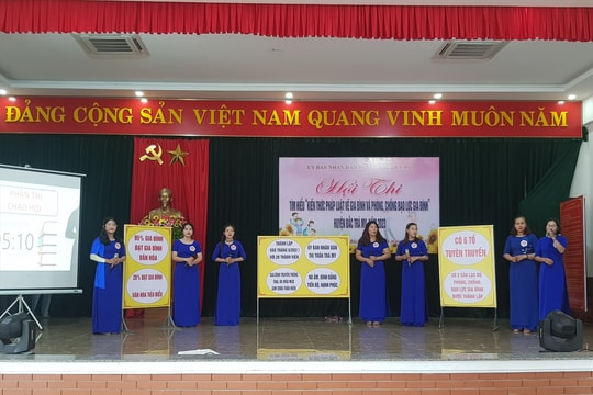Bắc Trà My: Tổ chức hội thi tìm hiểu kiến thức pháp luật phòng, chống bạo lực gia đình